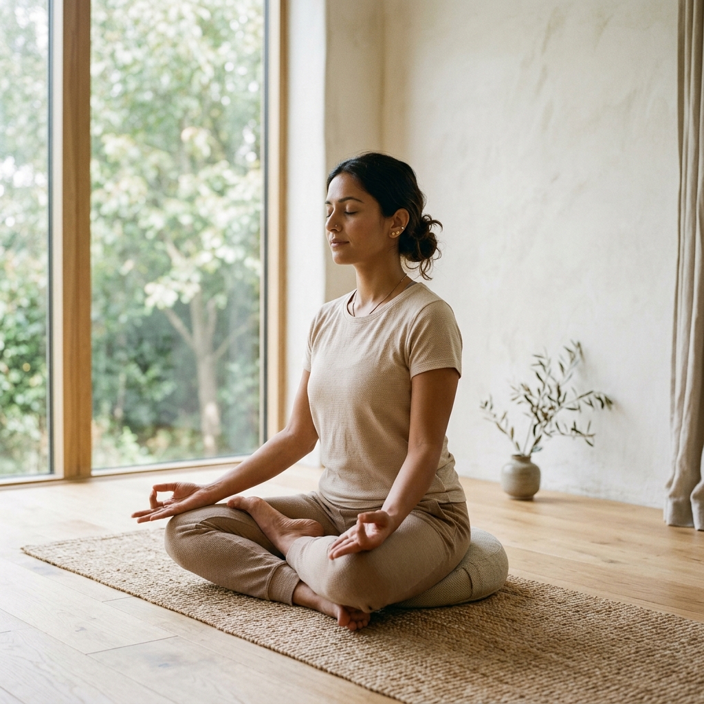 Mindful chakra balancing session